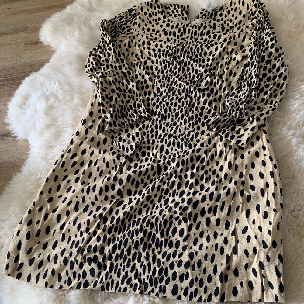 J. Crew leopard shift